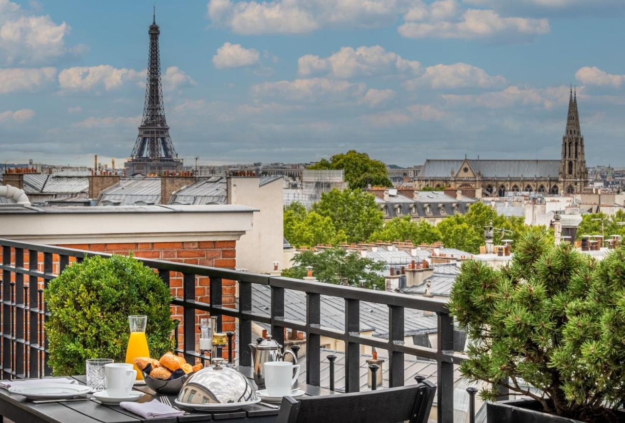 Hotel Pont Royal Paris Exteriör bild View from the rooftop